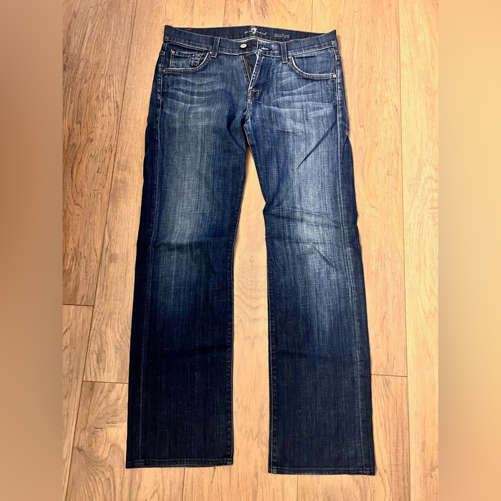 SEVEN FOR ALL MANKIND Men’s Jeans Mid-Wash Denim Size 31 “Austyn”